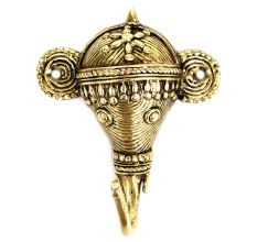 Brass Elephant Head Design Hooks