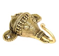 Brass Elephant Head Design Hooks