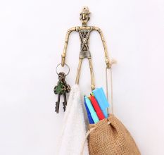 Indian Tribal Cast Brass Wall Hooks