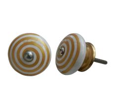 Golden Pattern Flat Knob