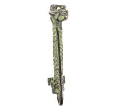 Bronze Tiger Door Handle with Patina