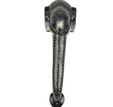 Black Hand Made Brass Elephant Door Handle
