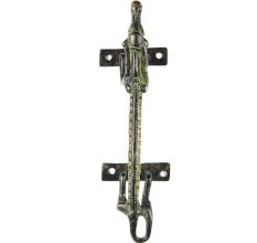 Black Brass Horse Figurine Door Handle