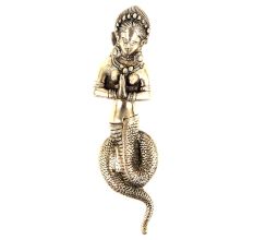 Gold Brass Serpent Naga Door Handle