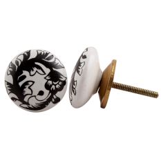 Vector Floral Pattern Knob