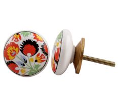 Peacock Pattern Knob