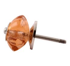 Pink Melon Glass Dresser Knob Online