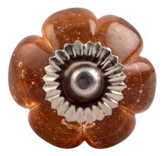 Pink Melon Glass Dresser Knob Online