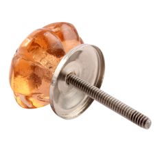 Pink Melon Glass Dresser Knob Online