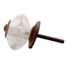 Clear Melon Glass Cabinet Knob Online