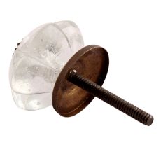 Clear Melon Glass Cabinet Knob Online