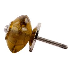 Olive Melon Glass Dresser Knob Online
