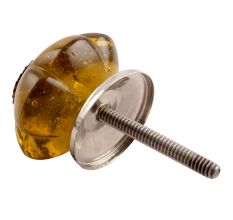Olive Melon Glass Dresser Knob Online