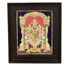 Tanjavur Painting Of Lord BalajiÂ 15 inch