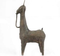 Deer Dhokra Brass Animal Sculpture