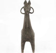 Deer Dhokra Brass Animal Sculpture