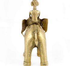 Dhokra Design Mahawat on Elephant