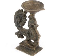 Brass Peacock Deepak Diya Oil Lamp