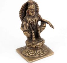 Brass Sitting God Statue