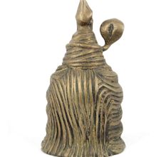 Brass Shiv Head with Ganga Statue