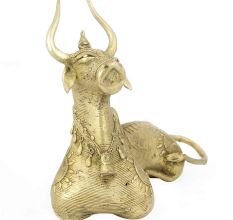 Brass Dhokra Nandi Bull