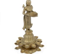 Brass Deepalakshmi Multidiyas