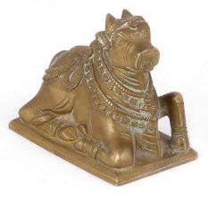 Brass Nandi Statue