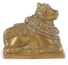 Brass Nandi Statue