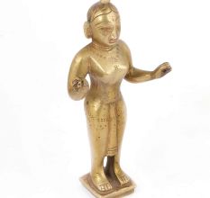 Old Brass Figurine Indian Goddess