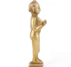 Old Brass Figurine Indian Goddess