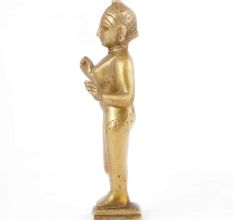 Old Brass Figurine Indian Goddess