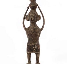 Bronze Monkey Candle Holder