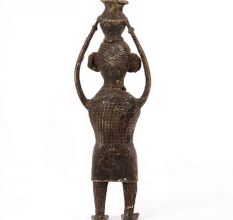 Bronze Monkey Candle Holder