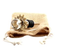 Clear Glass Wine Stopper