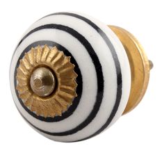 White Black Knob