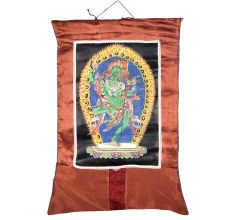 Tibetan Buddhist Thangka Painting Of Throma Nagmo