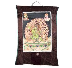 Tibetan Thangka Green Vazrapani