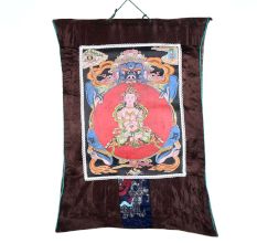 Hand Painted Tibetan Buddhism Wheel Of Life Thangka Painting