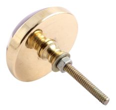Purple Brown Brass Resin Knobs