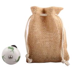 Forest Green Standing Rein Deer Pattern Ceramic Wine Stopper