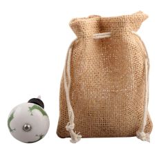 Forest Green Runing Rein Deer Pattern Ceramic Wine Stopper