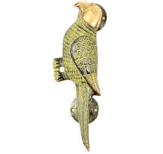 Parrot Brass Pull Door Handle