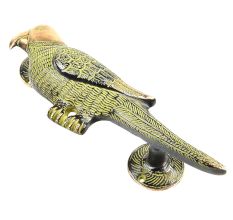 Parrot Brass Pull Door Handle