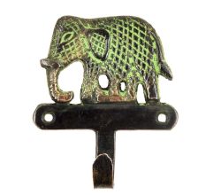 Brass Elephant Wall Hooks