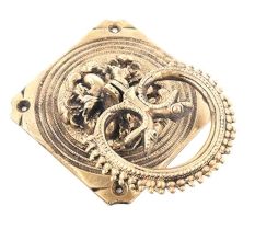 Ornate Brass Ring Door Knocker