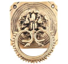 Ornate Brass Ring Door Knocker