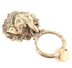 Elephant Head Ganesha Brass Door Knocker