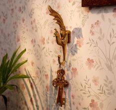 Brass Peacock Coat Hooks Hanger
