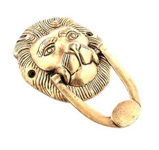 Solid Brass Lions Head Door Knocker