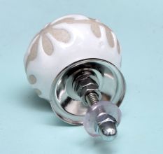 White Etched Ceramic Knob-29